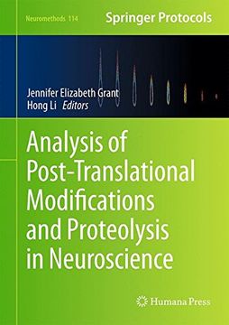 portada Analysis of Post-Translational Modifications and Proteolysis in Neuroscience (Neuromethods)