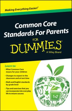 portada Common Core Standards For Parents For Dummies (in English)