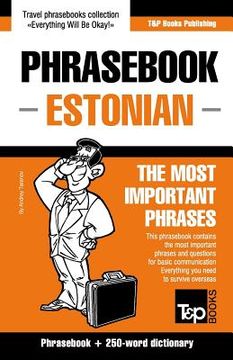 portada English-Estonian phrasebook & 250-word mini dictionary (in English)