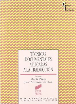 portada Tecnicas Documentales Aplicadas a la Traduccion (Biblioteca Minima) (Spanish Edition)