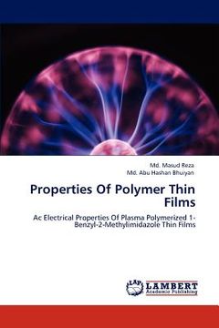 portada properties of polymer thin films (en Inglés)