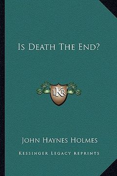 portada is death the end? (en Inglés)