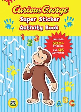 portada Curious George Super Sticker Activity Book (Cgtv) (in English)