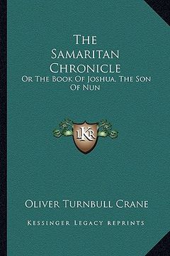 portada the samaritan chronicle: or the book of joshua, the son of nun (en Inglés)