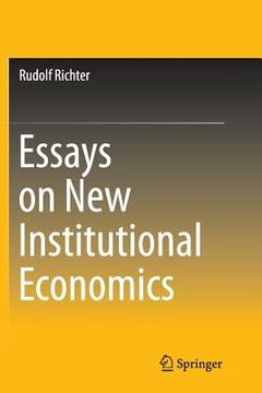 portada Essays on New Institutional Economics (en Inglés)