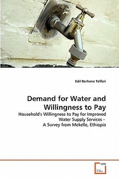 portada demand for water and willingness to pay (en Inglés)