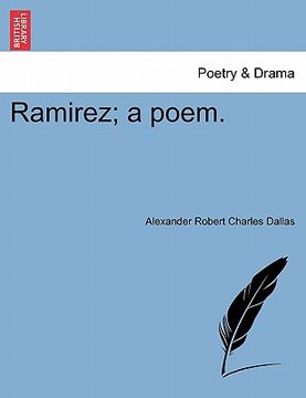 portada ramirez; a poem.
