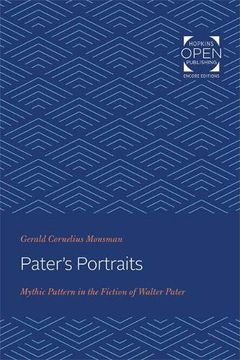 portada Pater's Portraits: Mythic Pattern in the Fiction of Walter Pater (en Inglés)