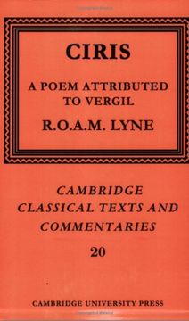 portada Ciris: A Poem Attributed to Vergil Paperback (Cambridge Classical Texts and Commentaries) (en Inglés)
