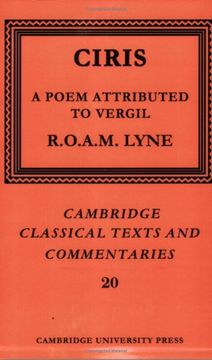 portada Ciris: A Poem Attributed to Vergil Paperback (Cambridge Classical Texts and Commentaries) 