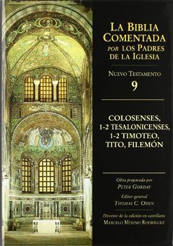 portada Colosenses, 1-2 Tesalonicenses, 1-2 Timoteo, Tito, Filemón (la Biblia Comentada por los Padres de la Iglesia)