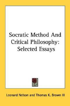portada socratic method and critical philosophy: selected essays (en Inglés)