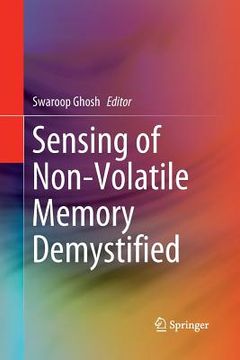 portada Sensing of Non-Volatile Memory Demystified (en Inglés)