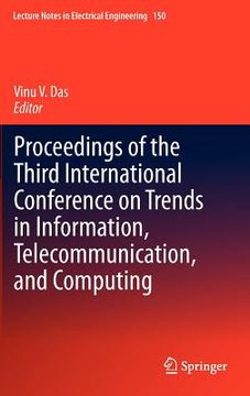 portada proceedings of the third international conference on trends in information, telecommunication and computing