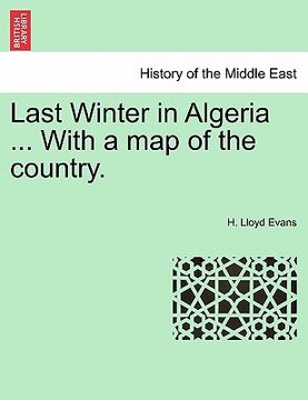 portada last winter in algeria ... with a map of the country.