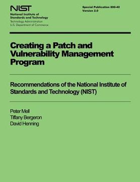portada Creating a Patch and Vulnerability Management Program: Recommendations of the National Institute of Standards and Technology (NIST) (in English)