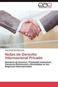 portada notas de derecho internacional privado (en Inglés)