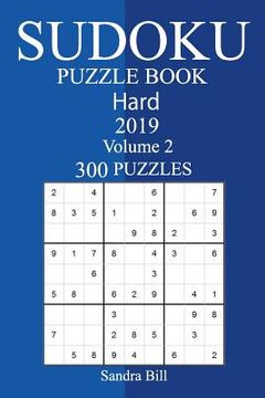 portada 300 Hard Sudoku Puzzle Book 2019 (en Inglés)