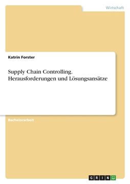 portada Supply Chain Controlling. Herausforderungen und Lösungsansätze