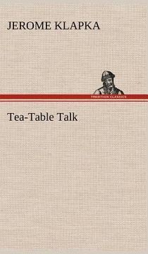 portada tea-table talk (en Inglés)