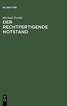 portada Der Rechtfertigende Notstand (in German)