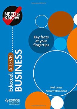 portada Need to Know: Edexcel A-Level Business (in English)