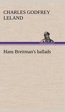 portada hans breitman's ballads (en Inglés)