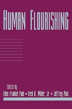 portada Human Flourishing: Volume 16, Part 1 Paperback: Pt. 1 (Social Philosophy and Policy) (in English)