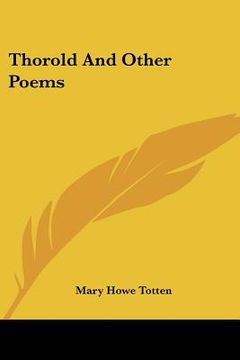 portada thorold and other poems (en Inglés)