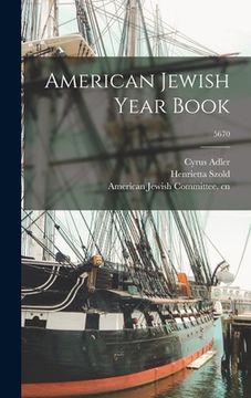 portada American Jewish Year Book; 5670 (en Inglés)