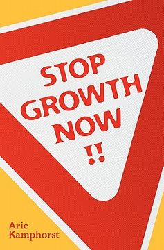 portada stop growth now!! (en Inglés)