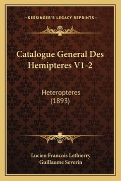 portada Catalogue General Des Hemipteres V1-2: Heteropteres (1893) (en Francés)