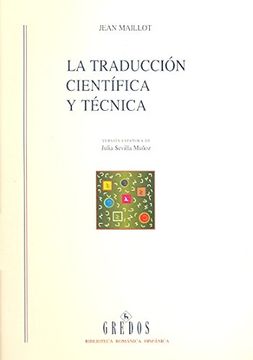 portada La Traduccion Cientifica y Tecnica (in Spanish)