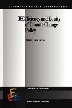 portada efficiency and equity of climate change policy (en Inglés)