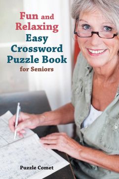 portada Fun and Relaxing Easy Crossword Puzzle Book for Seniors (en Inglés)