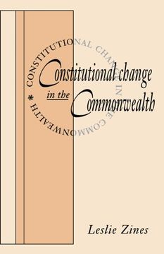 portada Constitutional Change in the Commonwealth (en Inglés)