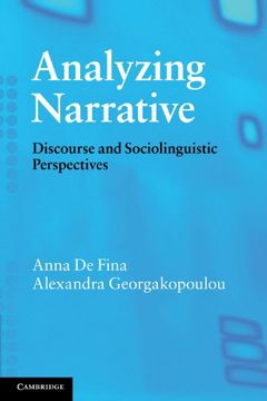 portada Analyzing Narrative: Discourse and Sociolinguistic Perspectives (en Inglés)