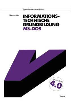 portada Informationstechnische Grundbildung Ms-DOS: Mit Vollständiger Referenzliste (in German)