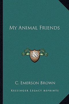 portada my animal friends (en Inglés)