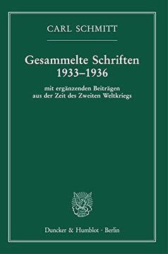 portada Gesammelte Schriften 1933-1936: Mit Ergï¿ ½Ï¿ ½Nzenden Beitrï¿ ½Ï¿ ½Gen aus der Zeit des Zweiten Weltkriegs 