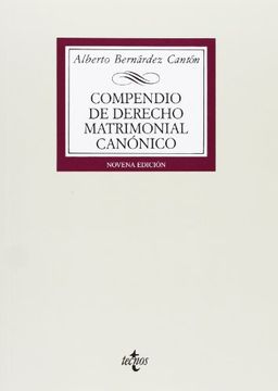 portada Compendio de Derecho Matrimonial Canónico (Derecho - Biblioteca Universitaria de Editorial Tecnos)