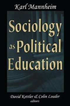 portada sociology as political education (en Inglés)