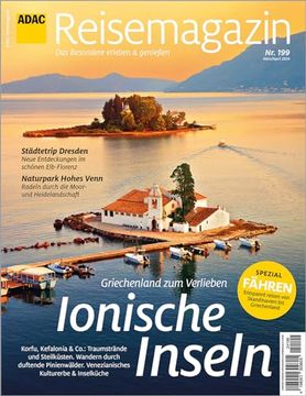 portada Adac Reisemagazin mit Titelthema Ionische Inseln (en Alemán)