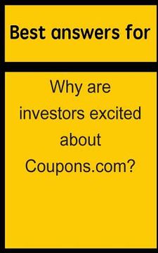 portada Best answers for Why are investors excited about Coupons.com? (en Inglés)
