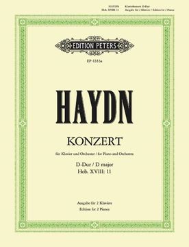 portada Piano Concerto in d Hob. Xviii-11 Edition for 2 Pianos