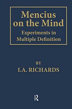portada Mencius on the Mind: Experiments in Multiple Definition (en Inglés)