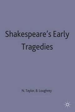portada Shakespeare's Early Tragedies (Cass Series)