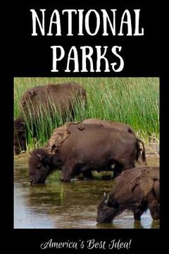 portada National Parks - America's Best Idea: Buffalo Drinking at Yellowstone (en Inglés)