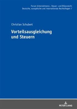 portada Vorteilsausgleichung und Steuern -Language: German (en Alemán)