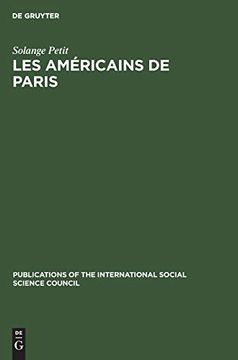 portada Les Américains de Paris (Publications of the International Social Science Council) 
